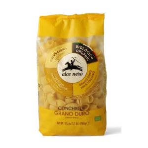 MAKARON (SEMOLINOWY) DUŻE KOLANKA BIO 500 g – ALCE NERO
