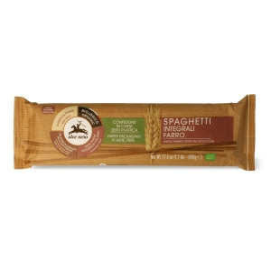 MAKARON (Z PŁASKURKI RAZOWY) SPAGHETTI BIO 500 g – ALCE NERO