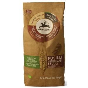 MAKARON (Z PŁASKURKI RAZOWY) ŚWIDERKI BIO 500 g – ALCE NERO MAKARON (Z PŁASKURKI RAZOWY) ŚWIDERKI BIO 500 g – ALCE NERO