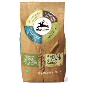 MAKARON (Z PŁASKURKI) PENNE BIO 500 g – ALCE NERO MAKARON (Z PŁASKURKI) PENNE BIO 500 g – ALCE NERO
