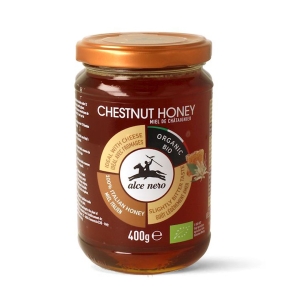 MIÓD KASZTANOWY BIO 400 g – ALCE NERO