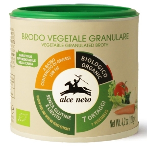 BULION WARZYWNY GRANULOWANY BEZGLUTENOWY BIO 120 g – ALCE NERO
