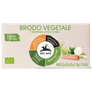 BULION – KOSTKI WARZYWNE BIO (10 x 10 g) 100 g – ALCE NERO