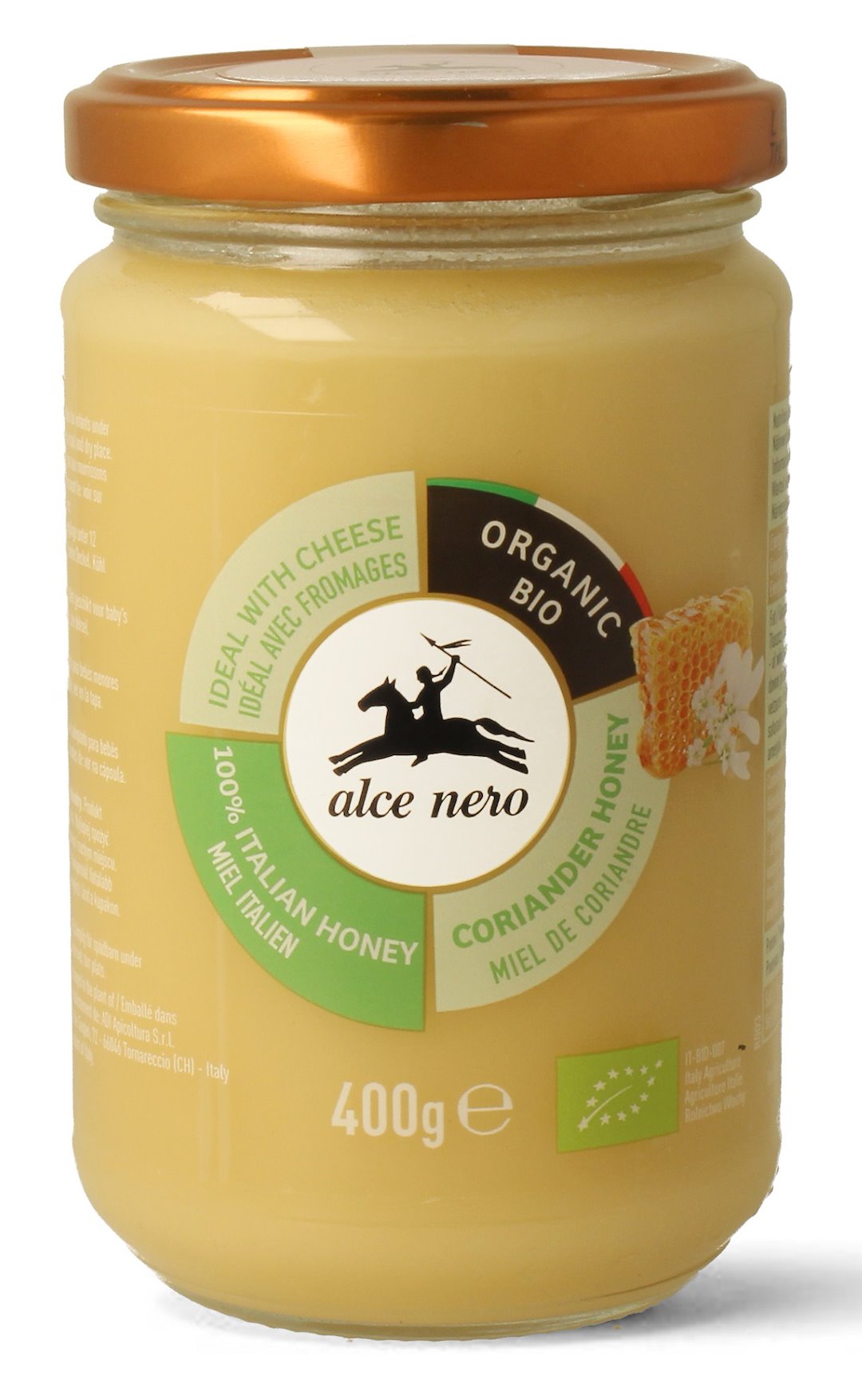 MIÓD Z KOLENDRY BIO 400 g – ALCE NERO MIÓD Z KOLENDRY BIO 400 g – ALCE NERO