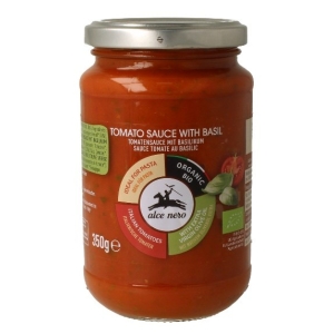 SOS POMIDOROWY Z BAZYLIĄ BIO 350 g – ALCE NERO
