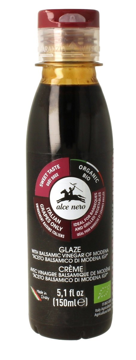 KREM NA BAZIE OCTU BALSAMICZNEGO Z MODENY (GLAZE) BIO 150 ml – ALCE NERO KREM NA BAZIE OCTU BALSAMICZNEGO Z MODENY (GLAZE) BIO 150 ml – ALCE NERO