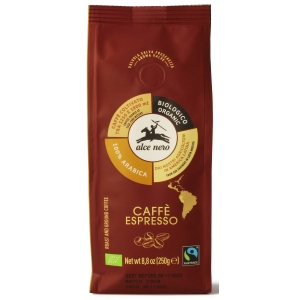 KAWA MIELONA ARABICA 100 % ESPRESSO GÓRSKA FAIR TRADE BIO 250 g – ALCE NERO KAWA MIELONA ARABICA 100 % ESPRESSO GÓRSKA FAIR TRADE BIO 250 g – ALCE NERO
