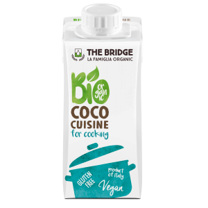 KREM KOKOSOWY DO GOTOWANIA BEZ DODATKU CUKRÓW BEZGLUTENOWY BIO 200 ml – THE BRIDGE