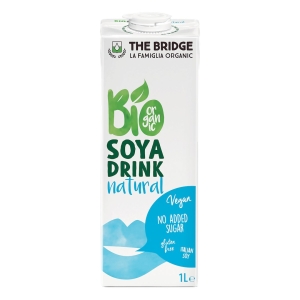 NAPÓJ SOJOWY BEZ DODATKU CUKRÓW BEZGLUTENOWY BIO 1 L – THE BRIDGE