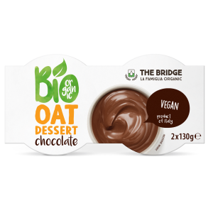 DESER OWSIANY CZEKOLADOWY BIO (2 x 130 g) 260 g – THE BRIDGE