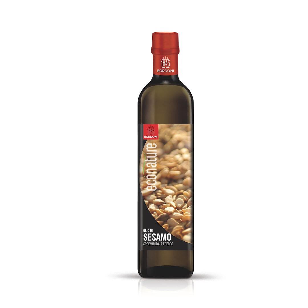 OLEJ SEZAMOWY TŁOCZONY NA ZIMNO BIO 500 ml – BORDONI (ECONATURE) OLEJ SEZAMOWY TŁOCZONY NA ZIMNO BIO 500 ml – BORDONI (ECONATURE)