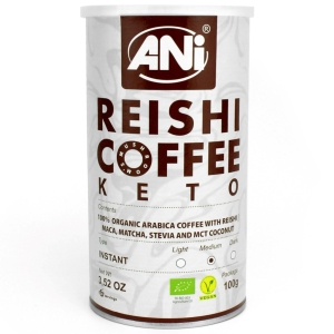 KAWA ROZPUSZCZALNA ARABICA Z REISHI KETO BIO 100 g – ANI
