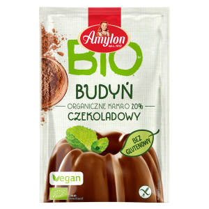 BUDYŃ O SMAKU CZEKOLADOWYM BEZGLUTENOWY BIO 40 g – AMYLON BUDYŃ O SMAKU CZEKOLADOWYM BEZGLUTENOWY BIO 40 g – AMYLON