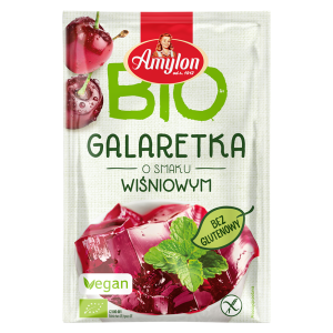 GALARETKA Z AGAREM O SMAKU WIŚNIOWYM BEZGLUTENOWA BIO 40 g – AMYLON GALARETKA Z AGAREM O SMAKU WIŚNIOWYM BEZGLUTENOWA BIO 40 g – AMYLON