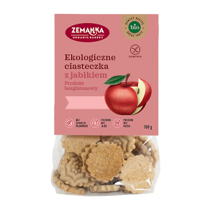 CIASTKA Z JABŁKIEM BEZGLUTENOWE BIO 100 g – ZEMANKA