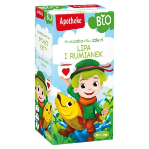 HERBATKA DLA DZIECI – LIPA, RUMIANEK I MIĘTA BIO (20 x 1,5 g) 30 g – APOTHEKE