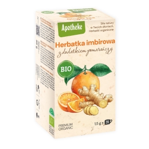 HERBATKA IMBIROWA Z POMARAŃCZĄ BIO (20 x 1,5 g) 30 g – APOTHEKE