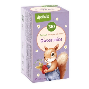 HERBATKA BAJKOWA DLA DZIECI – OWOCE LEŚNE Z MALINĄ BIO (20 x 1,5 g) 30 g – APOTHEKE