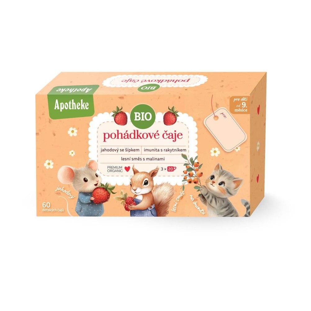 ZESTAW HERBATEK BAJKOWYCH BIO DLA DZIECI (3 SMAKI) (60 x 1,5 g) 90 g – APOTHEKE ZESTAW HERBATEK BAJKOWYCH BIO DLA DZIECI (3 SMAKI) (60 x 1,5 g) 90 g – APOTHEKE