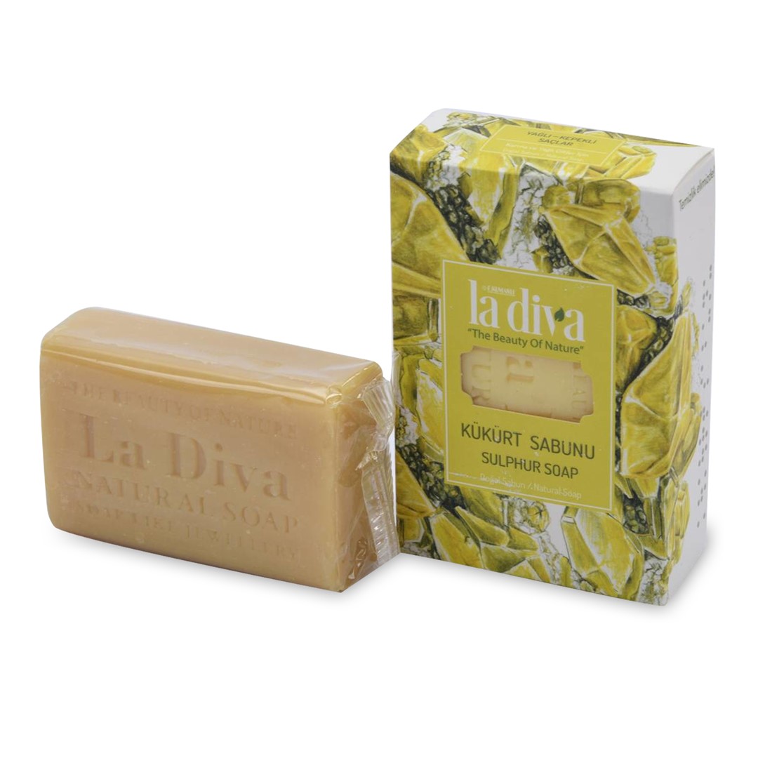 MYDŁO W KOSTCE SIARKOWE 100 g – LA DIVA MYDŁO W KOSTCE SIARKOWE 100 g – LA DIVA