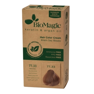 FARBA DO WŁOSÓW GŁĘBOKI ZŁOTY BLOND (77.33) 250 g – BIOMAGIC
