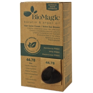FARBA DO WŁOSÓW GŁĘBOKI PERŁOWY BRĄZ (44.78) 250 g – BIOMAGIC