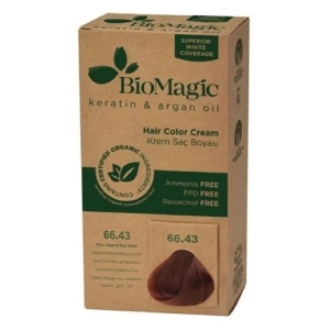 FARBA DO WŁOSÓW BARDZO CIEMNY MAHONIOWY BLOND (66.43) 250 g – BIOMAGIC