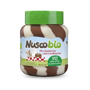 KREM DUO ORZECHOWO – KAKAOWO – MLECZNY BIO 400 g – NUSCOBIO