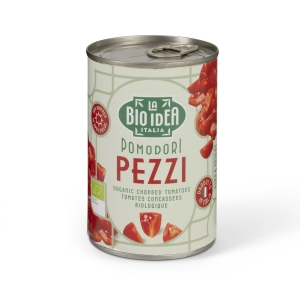 POMIDORY KROJONE BEZ SKÓRY BIO 400 g (240 g) – LA BIO IDEA