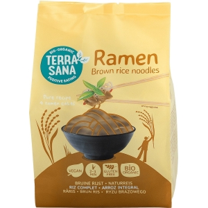 MAKARON (RYŻOWY RAZOWY) NOODLE RAMEN BEZGLUTENOWY BIO 280 g – TERRASANA