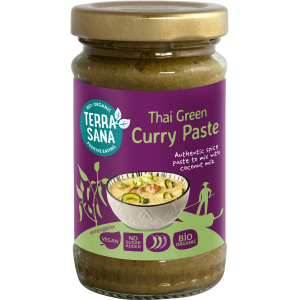 PASTA TAJSKA ZIELONE CURRY BIO 120 g – TERRASANA