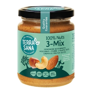 KREM ORZECHOWY MIX (3 ORZECHY) BIO 250 g – TERRASANA KREM ORZECHOWY MIX (3 ORZECHY) BIO 250 g – TERRASANA