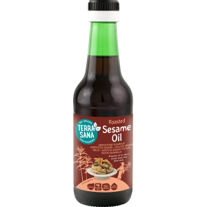 OLEJ SEZAMOWY (Z PRAŻONYCH NASION) BEZGLUTENOWY BIO 250 ml – TERRASANA