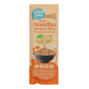 MAKARON (RYŻOWY RAZOWY Z DYNIĄ I IMBIREM) NOODLE SPAGHETTI BEZGLUTENOWY BIO 250 g – TERRASANA MAKARON (RYŻOWY RAZOWY Z DYNIĄ I IMBIREM) NOODLE SPAGHETTI BEZGLUTENOWY BIO 250 g – TERRASANA