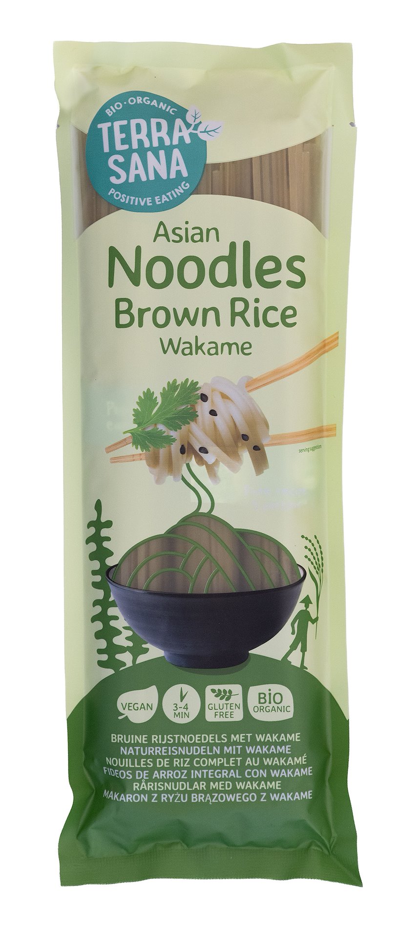 MAKARON (RYŻOWY RAZOWY Z WAKAME) NOODLE SPAGHETTI BEZGLUTENOWY BIO 250 g – TERRASANA MAKARON (RYŻOWY RAZOWY Z WAKAME) NOODLE SPAGHETTI BEZGLUTENOWY BIO 250 g – TERRASANA