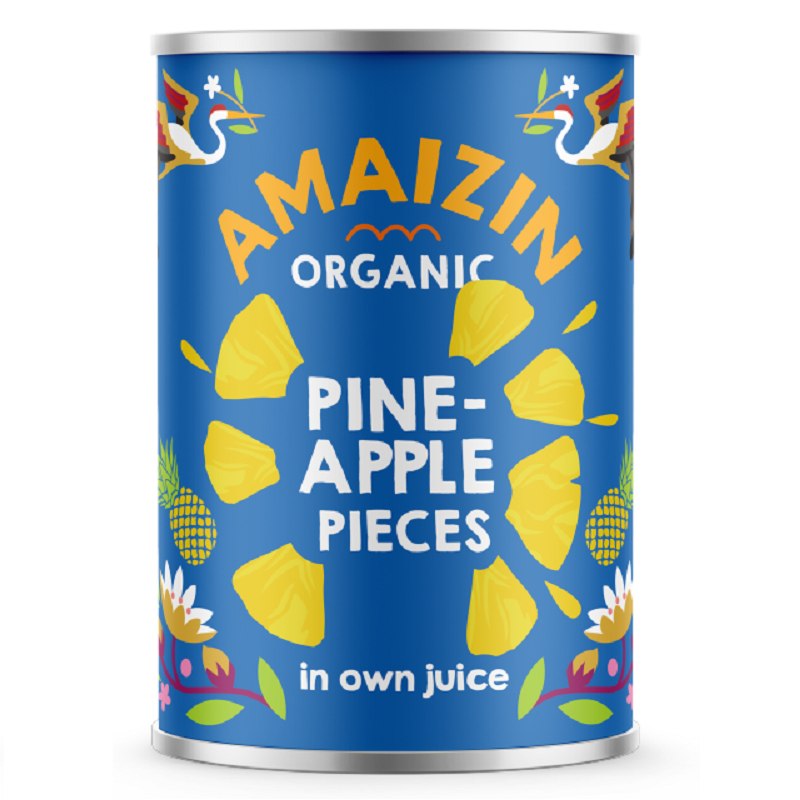 ANANAS KAWAŁKI W SOKU WŁASNYM BIO 400 g (250 g) – AMAIZIN ANANAS KAWAŁKI W SOKU WŁASNYM BIO 400 g (250 g) – AMAIZIN