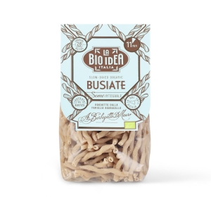 MAKARON (SEMOLINOWY PÓŁRAZOWY) BUSIATE BIO 375 g – LA BIO IDEA