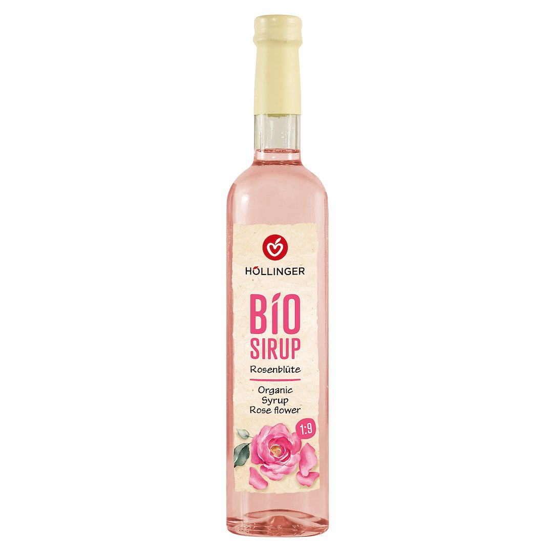 SYROP O SMAKU RÓŻANYM BIO 500 ml – HOLLINGER SYROP O SMAKU RÓŻANYM BIO 500 ml – HOLLINGER