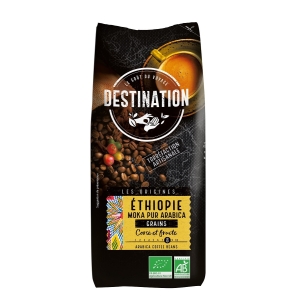 KAWA ZIARNISTA ARABICA 100 % ETIOPIA FAIR FOR LIFE BIO 1 kg – DESTINATION