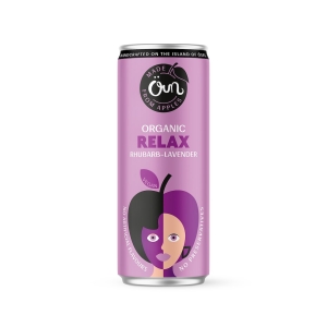 NAPÓJ MUSUJĄCY NA RELAKS RABARBAR – LAWENDA BIO 250 ml – OUN
