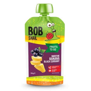 SMOOTHIE BANAN – CZARNA PORZECZKA BEZ DODATKU CUKRÓW 120 g – BOB SNAIL