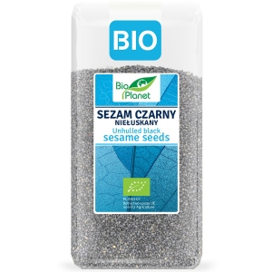 SEZAM CZARNY NIEŁUSKANY BIO 200 g – BIO PLANET