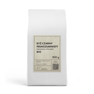 RYŻ CZARNY PEŁNOZIARNISTY (UPRAWIANY W EUROPIE) BIO 800 g – THE PLANET RYŻ CZARNY PEŁNOZIARNISTY (UPRAWIANY W EUROPIE) BIO 800 g – THE PLANET