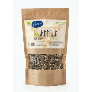 GRANOLA PROTEINOWA BEZ DODATKU CUKRÓW BIO 320 g – PAPAGRIN
