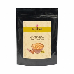 GROCH ŻÓŁTY ŁUSKANY CHANA DAL 500 g – SATTVA (FOODS)