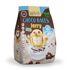 KULKI ZBOŻOWE KAKAOWE BEZ DODATKU CUKRÓW BEZGLUTENOWE 375 g – JERRY GLUTEN OUT KULKI ZBOŻOWE KAKAOWE BEZ DODATKU CUKRÓW BEZGLUTENOWE 375 g – JERRY GLUTEN OUT