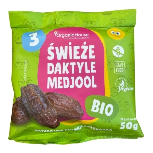 DAKTYLE MEDJOOL ŚWIEŻE BEZGLUTENOWE BIO 50 g  (3 szt.) – ORGANICHOUSE
