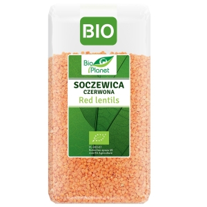 SOCZEWICA CZERWONA BIO 400 g – BIO PLANET