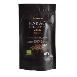 KAKAO CEREMONIALNE – TABLICZKA GORZKA 100 % KAKAO BIO 125 g – ISLAVERDE (SEGURA)