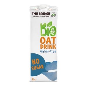 NAPÓJ OWSIANY BEZ CUKRU BEZGLUTENOWY BIO 1 L – THE BRIDGE